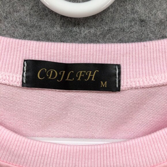 BTS K-Pop Sweatshirt Size Medium M Pink Graphic Lightweight Pullover Crewneck - Picture 6 of 9